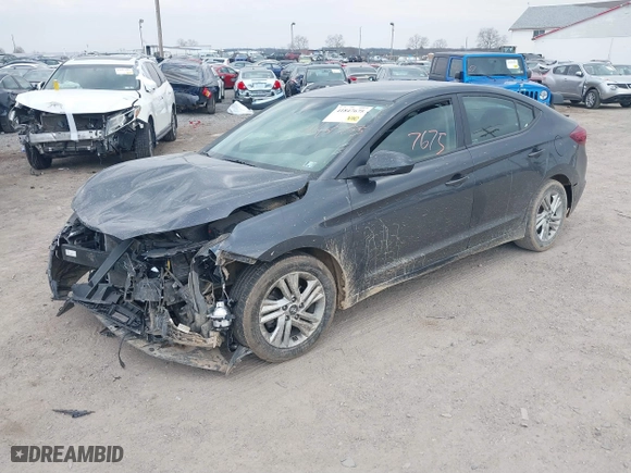 2020 Hyundai Elantra SEL with VIN 5NPD84LF9LH583368, listed as a IAAI auction lot 41847675 with 110,677 mi miles. Bid and sale history available at carsss.com. Image 17.