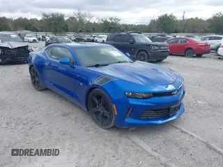 2018 Chevrolet Camaro 1LT with VIN 1G1FB1RS7J0186113, listed as a IAAI auction lot 41753285 with 57,852 mi miles. Bid and sale history available at carsss.com. Image 1.