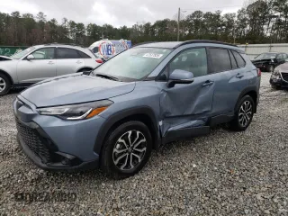 2024 Toyota Corolla Cross Hybrid S with VIN 7MUFBABG0RV022889, listed as a Copart auction lot 47537835 with 13,046 mi miles and Salvage title. Bid and sale history available at DreamBid. Image 1.