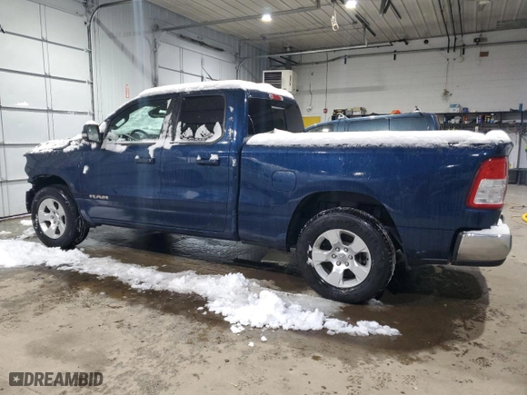 2021 Ram 1500 Big Horn with VIN 1C6RRFBG7MN742566, listed as a Copart auction lot 42205045 with 32,969 mi miles and Salvage Title. Bid and sale history available at carsss.com. Image 2.