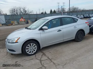 2014 Nissan Sentra SR with VIN 3N1AB7AP1EY268137, listed as a IAAI auction lot 41822136 with 117,038 mi miles. Bid and sale history available at carsss.com. Image 2.