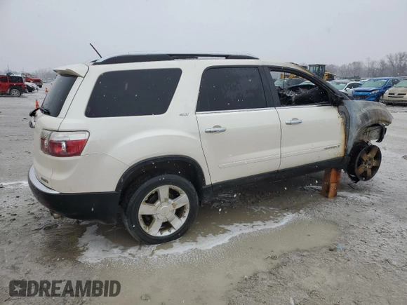 2008 GMC Acadia SLT2 with VIN 1GKEV33758J240902, listed as a Copart auction lot 44715885 with Not Provided miles and Non Repairable. Bid and sale history available at DreamBid. Image 3.