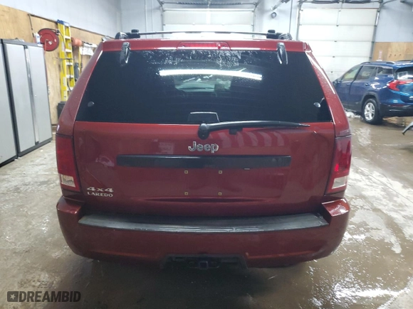 2008 Jeep Grand Cherokee Laredo with VIN 1J8GR48KX8C232691, listed as a Copart auction lot 49825755 with 163,330 mi miles and Clean Title. Bid and sale history available at carsss.com. Image 6.
