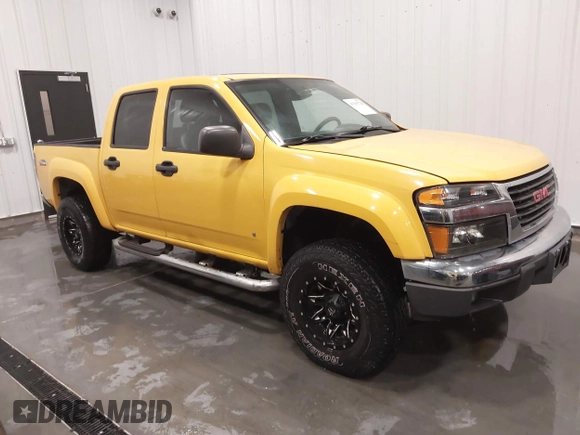 2007 GMC Canyon SLE2 with VIN 1GTDT13E478122412, listed as a IAAI auction lot 41365728 with 100,849 mi miles. Bid and sale history available at carsss.com. Image 1.