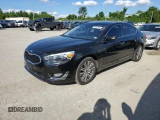 2015 Kia Cadenza Premium with VIN KNALN4D72F5176604, listed as a Copart auction lot 58287744 with 69,419 mi miles and Salvage Title. Bid and sale history available at carsss.com. Image 1.