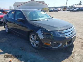 2010 Ford Fusion SPORT with VIN 3FAHP0DC4AR261402, listed as a IAAI auction lot 41751517 with 216,670 mi miles. Bid and sale history available at carsss.com. Image 1.