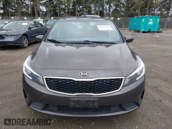 2017 Kia Forte LX with VIN 3KPFK4A74HE018334, listed as a IAAI auction lot 41867916 with 91,671 mi miles. Bid and sale history available at carsss.com. Image 12.
