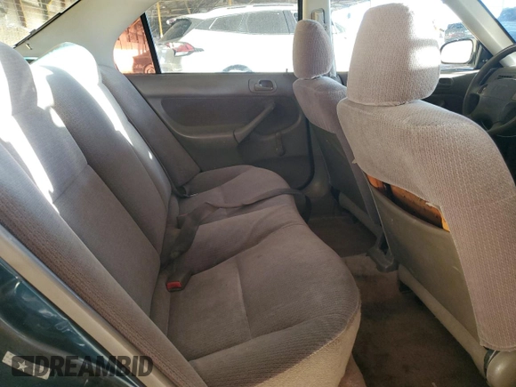 1997 Honda Civic DX with VIN JHMEJ6623VS028089, listed as a Copart auction lot 78659644 with 194,593 mi miles and Salvage Title. Bid and sale history available at DreamBid. Image 10.