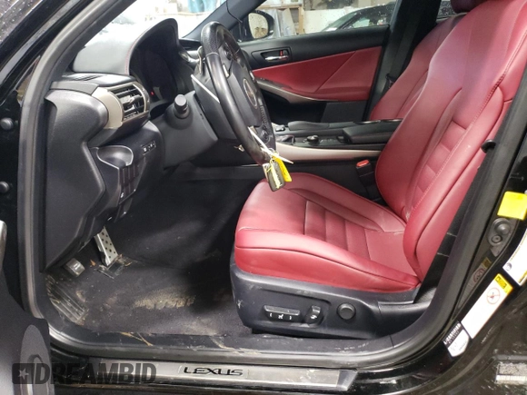 2016 Lexus IS 350 z VIN JTHCE1D26G5011600, wystawiony jako Copart lot #46909145 z przebiegiem 54 936 mil mil oraz Szkoda całkowita • Salvage title. Historia ofert i sprzedaży dostępna na DreamBid. Obrazek 7.