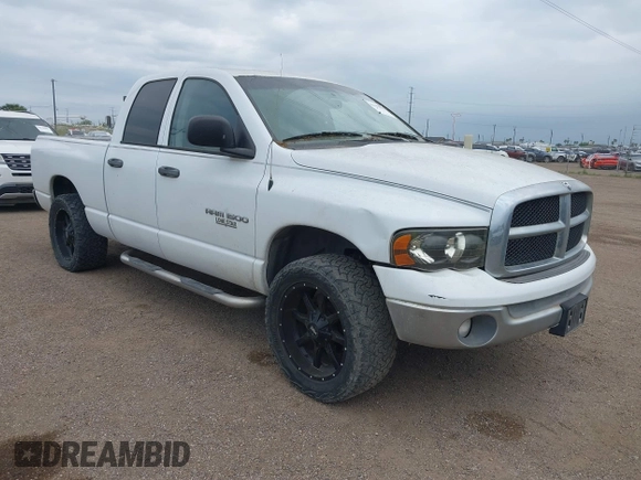 2005 Dodge 1500 SLT with VIN 1D7HA18N25S292452, listed as a IAAI auction lot 42197098 with 212,727 mi miles and . Bid and sale history available at DreamBid. Image 1.