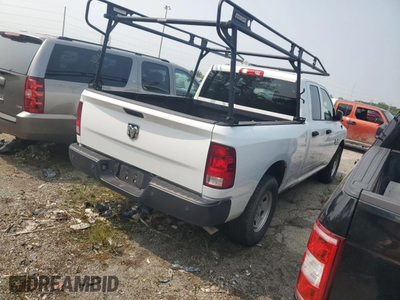 2023 Ram 1500 Tradesman z VIN 1C6RR7FG3PS524260, wystawiony jako Copart lot #58727945 z przebiegiem 21 169 mil mil oraz Czysty tytuł • Clean title. Historia ofert i sprzedaży dostępna na DreamBid. Obrazek 3.