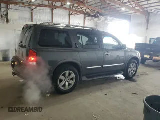 2012 Nissan Armada Platinum z VIN 5N1AA0NE9CN613789, wystawiony jako Copart lot #55098845 z przebiegiem 255 741 mil mil oraz Szkoda całkowita • Salvage title. Historia ofert i sprzedaży dostępna na DreamBid. Obrazek 3.