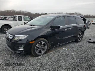2019 Honda Odyssey Touring with VIN 5FNRL6H8XKB019879, listed as a Copart auction lot 48260545 with 164,233 mi miles and Salvage Title. Bid and sale history available at carsss.com. Image 1.