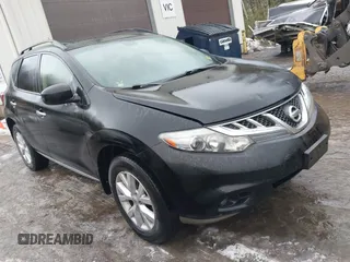 2014 Nissan Murano S with VIN JN8AZ1MW8EW517148, listed as a IAAI auction lot 41683358 with 210,034 mi miles. Bid and sale history available at carsss.com. Image 1.