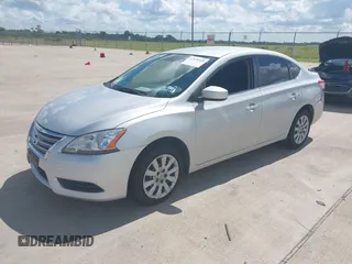 2014 Nissan Sentra SV with VIN 3N1AB7AP3EY218551, listed as a IAAI auction lot 42576105 with 121,621 mi miles and . Bid and sale history available at DreamBid. Image 2.