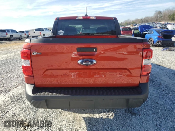 2023 Ford Maverick XL with VIN 3FTTW8E90PRA37805, listed as a Copart auction lot 49295315 with 19,388 mi miles and Salvage Title. Bid and sale history available at DreamBid. Image 6.