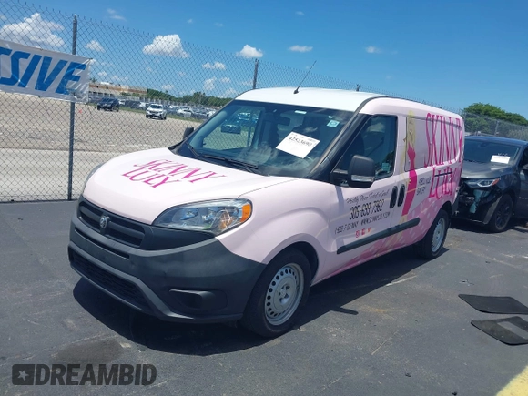 2017 Ram ProMaster City Cargo Tradesman with VIN ZFBERFAB6H6H02062, listed as a IAAI auction lot 42523698 with 90,796 mi miles and . Bid and sale history available at DreamBid. Image 17.
