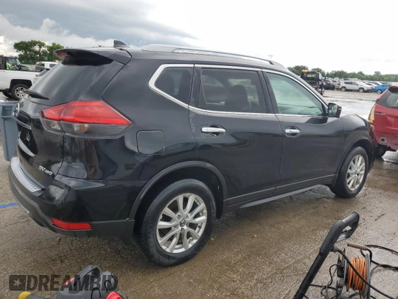 2017 Nissan Rogue SV with VIN 5N1AT2MVXHC747821, listed as a Copart auction lot 60855115 with 170,842 mi miles and Salvage title. Bid and sale history available at DreamBid. Image 3.