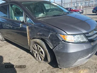 2014 Honda Odyssey EX-L with VIN 5FNRL5H61EB079742, listed as a IAAI auction lot 41992473 with 125,397 mi miles and . Bid and sale history available at carsss.com. Image 6.