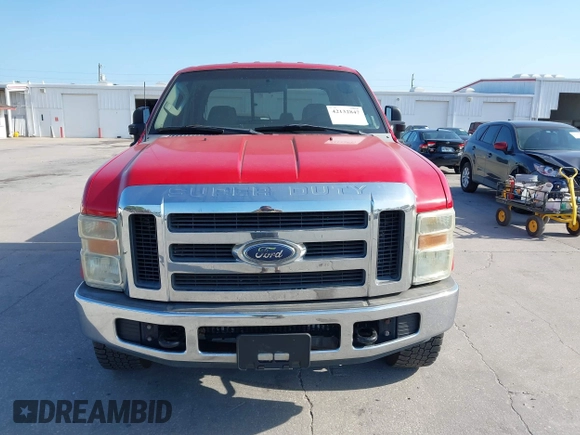 2008 Ford Super Duty F-250 SRW XL with VIN 1FTSW21R48EA40368, listed as a IAAI auction lot 42132847 with 254,993 mi miles. Bid and sale history available at carsss.com. Image 12.