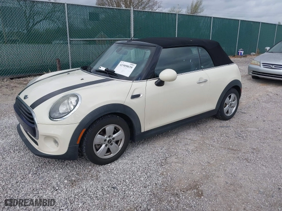 2016 MINI Cooper Convertible with VIN WMWWG5C51G3C19178, listed as a IAAI auction lot 41909039 with 87,533 mi miles. Bid and sale history available at carsss.com. Image 18.