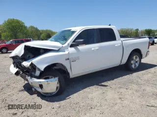 2019 Ram 1500 Big Horn z VIN 1C6RR7LT2KS570012, wystawiony jako Copart lot #52257055 z przebiegiem 62 526 mil mil oraz Szkoda całkowita • Salvage title. Historia ofert i sprzedaży dostępna na DreamBid. Obrazek 1.