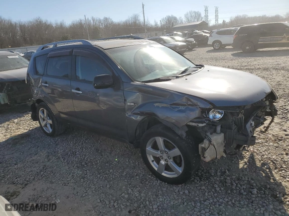2007 Mitsubishi Outlander XLS with VIN JA4MS41X57Z002079, listed as a Copart auction lot 42331665 with 189,313 mi miles and Salvage Title. Bid and sale history available at carsss.com. Image 4.