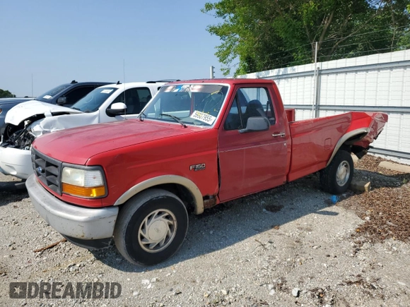 1996 Ford F-150 z VIN 1FTEF15N1TNA27066, wystawiony jako Copart lot #59907955 z przebiegiem 167 251 mil mil oraz Szkoda całkowita • Salvage title. Historia ofert i sprzedaży dostępna na DreamBid. Obrazek 1.