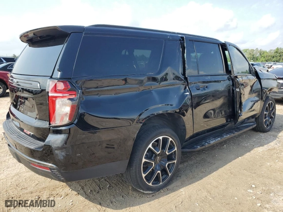 2022 Chevrolet Suburban RST with VIN 1GNSCEKD1NR304560, listed as a Copart auction lot 54498525 with 83,522 mi miles and Salvage Title. Bid and sale history available at carsss.com. Image 3.