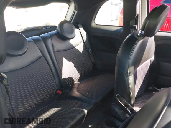 2017 FIAT 500e with VIN 3C3CFFGE0HT547756, listed as a IAAI auction lot 41729503 with 1 mi miles. Bid and sale history available at carsss.com. Image 7.