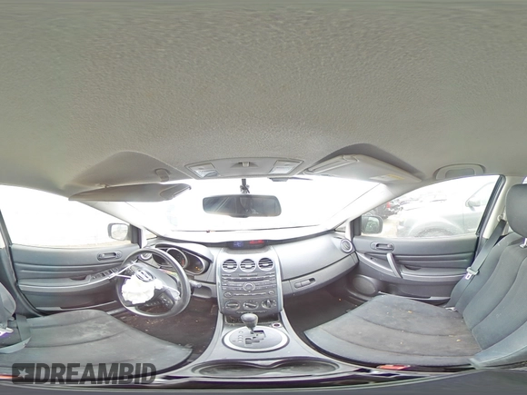2010 Mazda CX-7 SV with VIN JM3ER2W57A0321844, listed as a Copart auction lot 89023205 with 204,529 mi miles and Salvage Title. Bid and sale history available at carsss.com. Image 14.