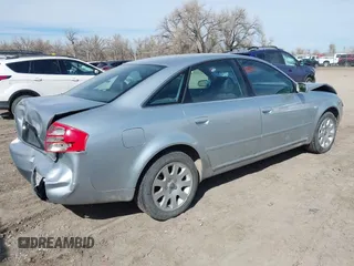 1999 Audi A6 with VIN WAUBA34BXXN017532, listed as a IAAI auction lot 41787556 with 103,439 mi miles. Bid and sale history available at carsss.com. Image 4.
