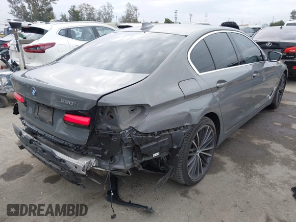 2021 BMW 5 Series 530i with VIN WBA53BH08MWX16268, listed as a IAAI auction lot 42065485 with 42,659 mi miles and . Bid and sale history available at DreamBid. Image 4.