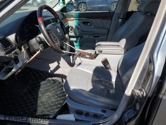 1999 BMW 7 Series 740il with VIN WBAGH8336XDP01928, listed as a Copart auction lot 46173335 with 186,943 mi miles and Salvage Title. Bid and sale history available at carsss.com. Image 7.