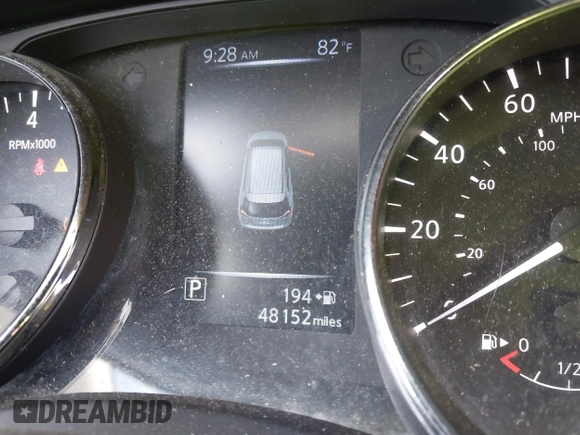 2017 Nissan Rogue SV with VIN KNMAT2MT7HP544901, listed as a IAAI auction lot 42572598 with 48,152 mi miles and . Bid and sale history available at DreamBid. Image 15.