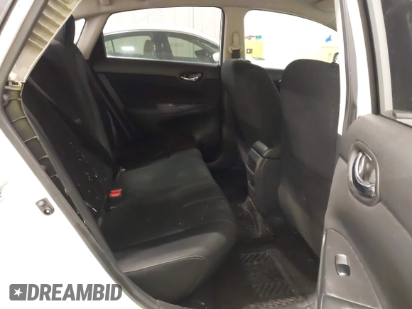 2017 Nissan Sentra SV with VIN 3N1AB7APXHY372520, listed as a IAAI auction lot 42051927 with 95,690 mi miles. Bid and sale history available at carsss.com. Image 8.