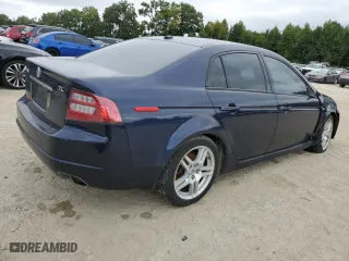 2007 Acura TL with VIN 19UUA66237A048544, listed as a Copart auction lot 71244884 with 0 mi miles and Salvage Title. Bid and sale history available at carsss.com. Image 3.