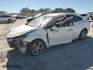 2019 Chevrolet Cruze Premier with VIN 1G1BF5SM8K7100743, listed as a Copart auction lot 75981524 with 0 mi miles and Salvage Title. Bid and sale history available at carsss.com. Image 1.