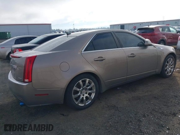 2008 Cadillac CTS AWD w/1SB with VIN 1G6DS57V180174992, listed as a IAAI auction lot 40787190 with 161,786 mi miles. Bid and sale history available at carsss.com. Image 4.