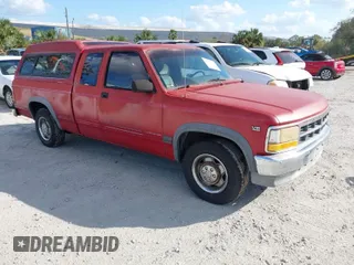 1991 Dodge Dakota with VIN 1B7FL23X5MS335433, listed as a IAAI auction lot 41149799 with 1 mi miles. Bid and sale history available at carsss.com. Image 1.