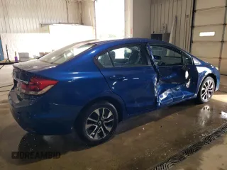 2014 Honda Civic Sedan EX with VIN 19XFB2F85EE236302, listed as a Copart auction lot 54536845 with 208,523 mi miles and Salvage Title. Bid and sale history available at carsss.com. Image 3.