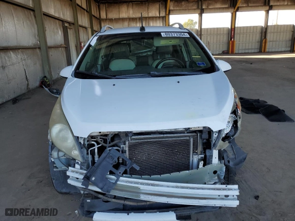 2013 Chevrolet Spark LT with VIN KL8CF6S99DC520625, listed as a Copart auction lot 80373304 with 131,070 mi miles and Salvage Title. Bid and sale history available at carsss.com. Image 5.