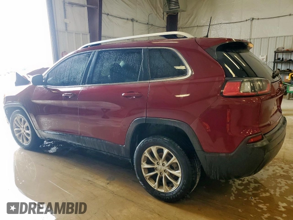 2019 Jeep Cherokee Latitude z VIN 1C4PJLCB5KD297420, wystawiony jako Copart lot #57666925 z przebiegiem 85 640 mil mil oraz Czysty tytuł • Clean title. Historia ofert i sprzedaży dostępna na DreamBid. Obrazek 2.