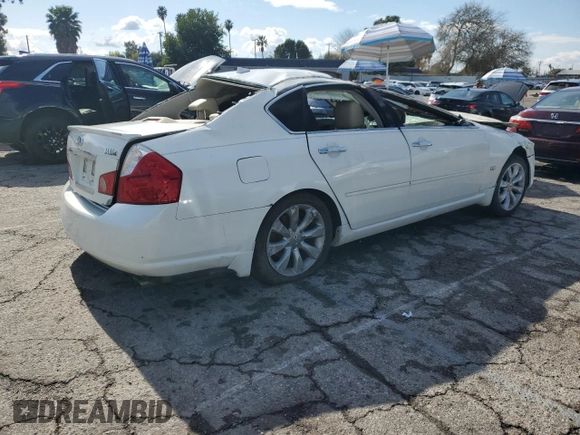 2007 Infiniti M x с VIN JNKAY01F57M460482, выставлен на аукционе Copart как лот 42598325 с пробегом Не указан миль и Списание • Salvage title. История ставок и продаж доступна на DreamBid. Изображение 3.