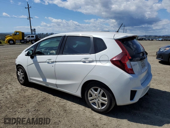 2015 Honda Fit LX with VIN 3HGGK5G55FM748175, listed as a Copart auction lot 56556915 with 98,858 mi miles and Salvage title. Bid and sale history available at DreamBid. Image 2.