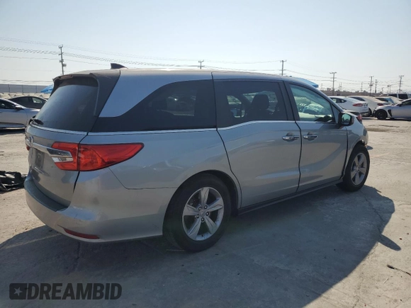 2019 Honda Odyssey EX with VIN 5FNRL6H5XKB110737, listed as a Copart auction lot 62190115 with 82,539 mi miles and Salvage title. Bid and sale history available at DreamBid. Image 3.