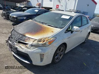 2015 Toyota Prius Four with VIN JTDKN3DU3F0421146, listed as a IAAI auction lot 41688145 with 122,750 mi miles. Bid and sale history available at carsss.com. Image 2.