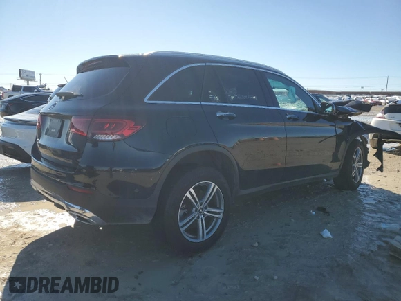 2022 Mercedes-Benz GLC 300 with VIN W1N0G8DBXNG114598, listed as a Copart auction lot 88006955 with Not provided miles and Salvage title. Bid and sale history available at DreamBid. Image 3.