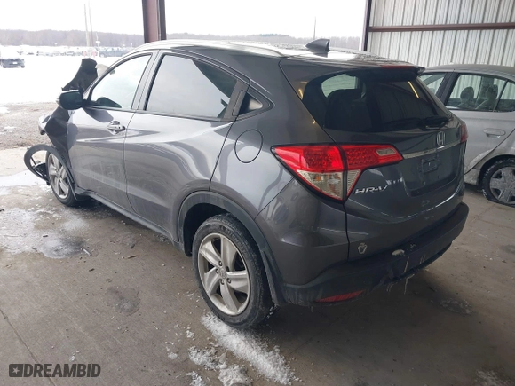 2019 Honda HR-V EX-L with VIN 3CZRU6H70KM710784, listed as a IAAI auction lot 41391516 with 48,123 mi miles. Bid and sale history available at carsss.com. Image 3.