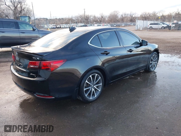2015 Acura TLX Advance z VIN 19UUB3F72FA010258, wystawiony jako IAAI lot #41208796 z przebiegiem 158 125 mil mil oraz . Historia ofert i sprzedaży dostępna na DreamBid. Obrazek 4.